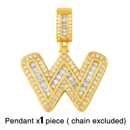 Hot Selling 26 English Letter Pendants Diy Necklace