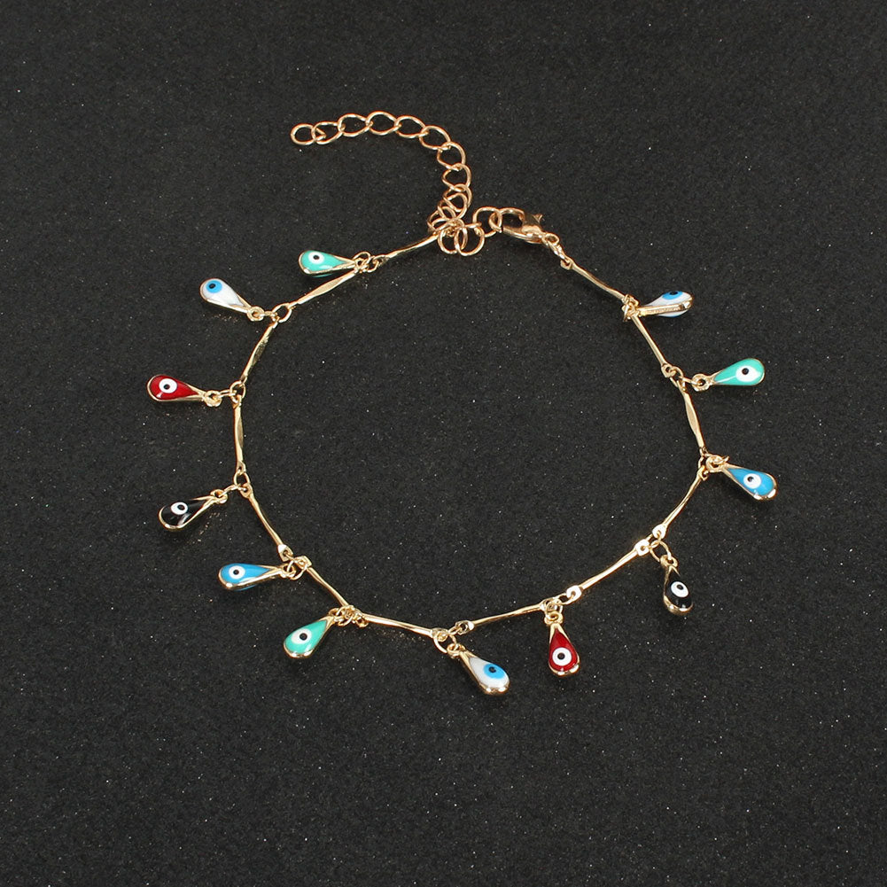 Fashion  Butterfly Star Devil Eye Anklet