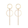 Fashion Geometric Plating Alloy No Inlaid Earrings