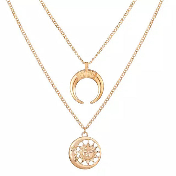 Retro Geometric Alloy Wholesale Pendant Necklace
