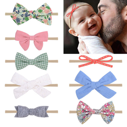 Simple Fashion Bow Hair Bands Set