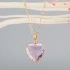 Fashion Round Artificial Crystal Pendant Necklace