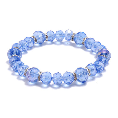 Simple Beaded Crystal Bracelet