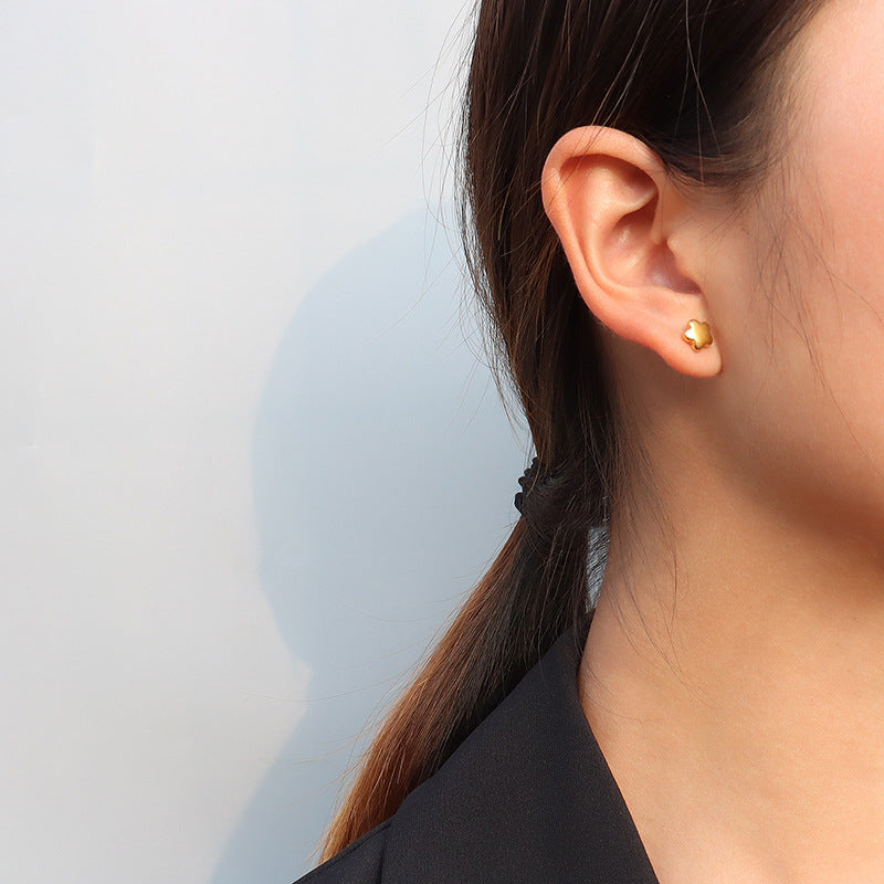 Little Star Korean Titanium Steel Earrings