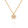 Fashion Flower Alloy Plating Necklace