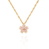 Fashion Flower Alloy Plating Necklace