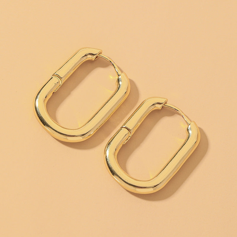 Fashion Geometric Hollow Square Earrings