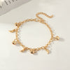 Simple Shell Starfish Diamond Anklet Wholesale