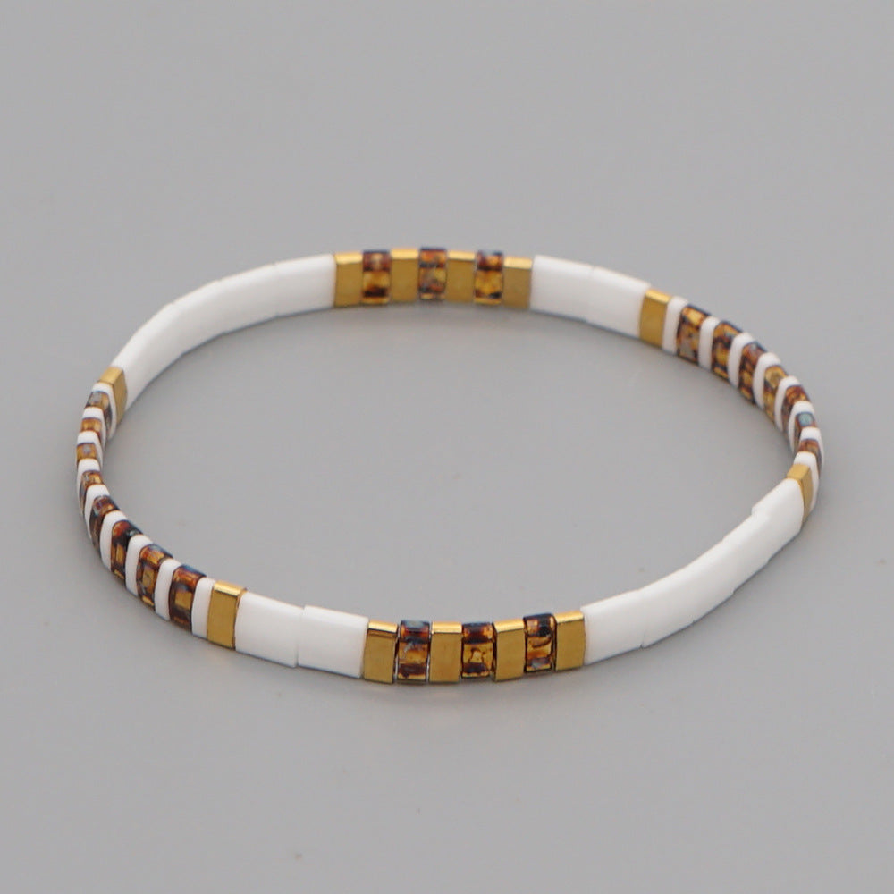 Fashion Multi-layered Tila Beads Woven Bracelet Wholesale