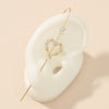 Fashion Fish Flower Zircon Ear Clip