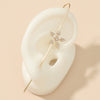 Fashion Fish Flower Zircon Ear Clip