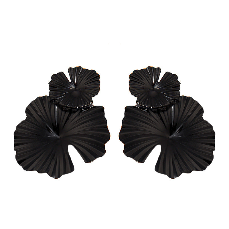 Fashion Geometric Flower Alloy Earrings Wholesale