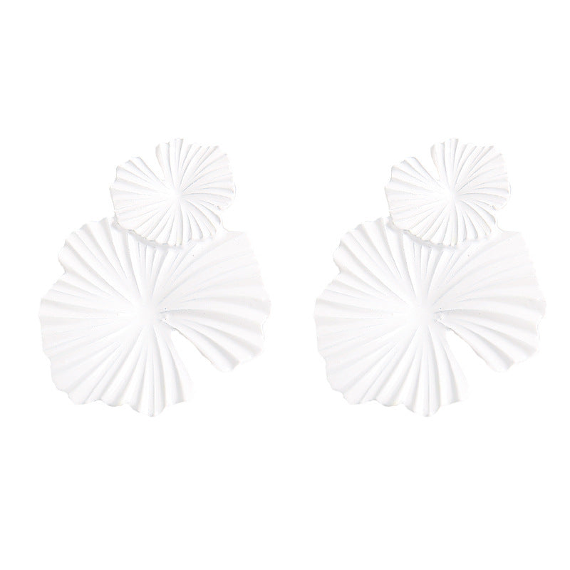 Fashion Geometric Flower Alloy Earrings Wholesale