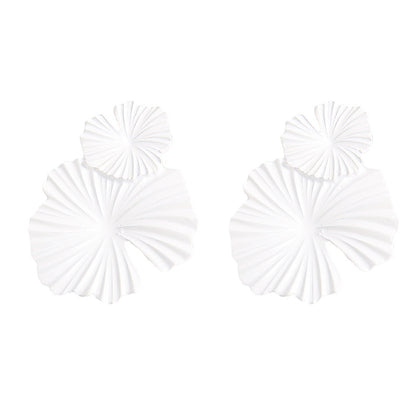 Fashion Geometric Flower Alloy Earrings Wholesale