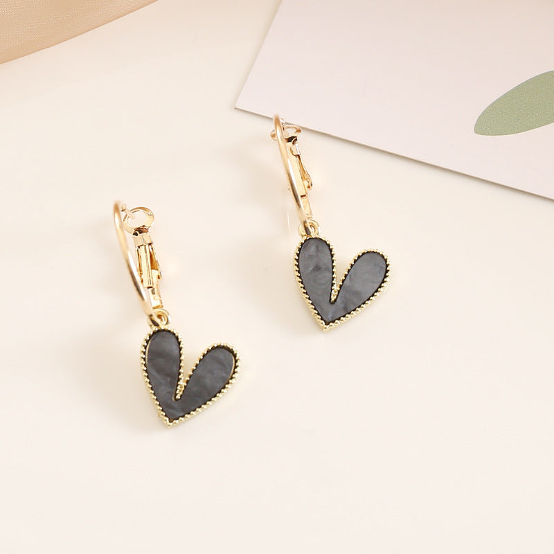 Wholesale Fashion Multicolor Heart-shaped Earrings