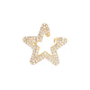 Fashion Rainbow Color Rhinestone Star Stud Earrings