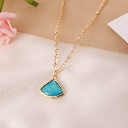 Fashion Semi-precious Stone Pendent Necklace Wholesale