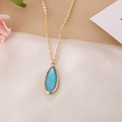 Fashion Semi-precious Stone Pendent Necklace Wholesale