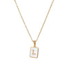 Simple Style Letter Stainless Steel Plating Gold Plated Necklace