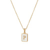 Simple Style Letter Stainless Steel Plating Gold Plated Necklace