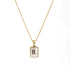 Simple Style Letter Stainless Steel Plating Gold Plated Necklace