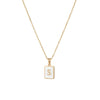 Simple Style Letter Stainless Steel Plating Gold Plated Necklace