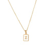 Simple Style Letter Stainless Steel Plating Gold Plated Necklace