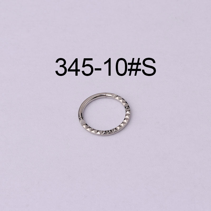 Nose Rings & Studs Fashion Geometric 316 Stainless Steel  Plating