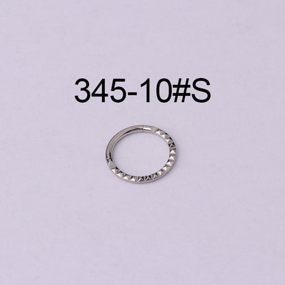 Nose Rings & Studs Fashion Geometric 316 Stainless Steel  Plating