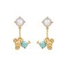 Wholesale Summer Zircon Earrings 18k Gold Color-preserving Jewelry Gooddiy