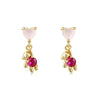 Wholesale Summer Zircon Earrings 18k Gold Color-preserving Jewelry Gooddiy
