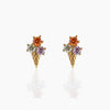 Wholesale Golden Ice Cream Color Zirconium Earrings Gooddiy