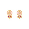 Wholesale Golden Ice Cream Color Zirconium Earrings Gooddiy