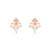 Wholesale Golden Ice Cream Color Zirconium Earrings Gooddiy