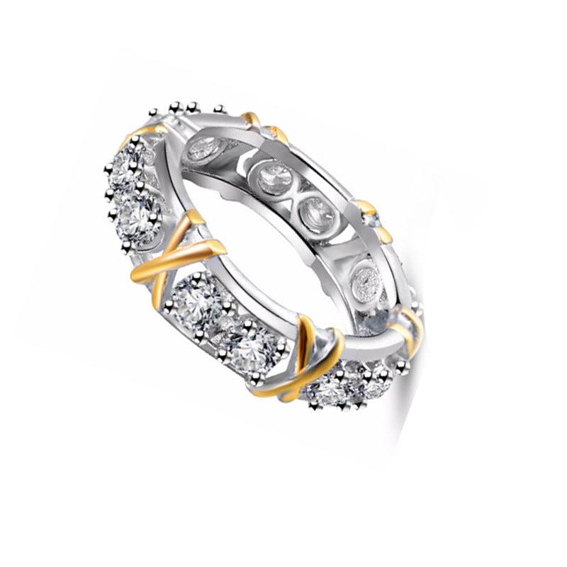 1 Piece Fashion Irregular Metal Plating Inlay Zircon Women's Rings