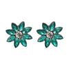 Wholesale Jewelry Diamond-studded Flower-shaped Earrings Gooddiy