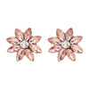 Wholesale Jewelry Diamond-studded Flower-shaped Earrings Gooddiy