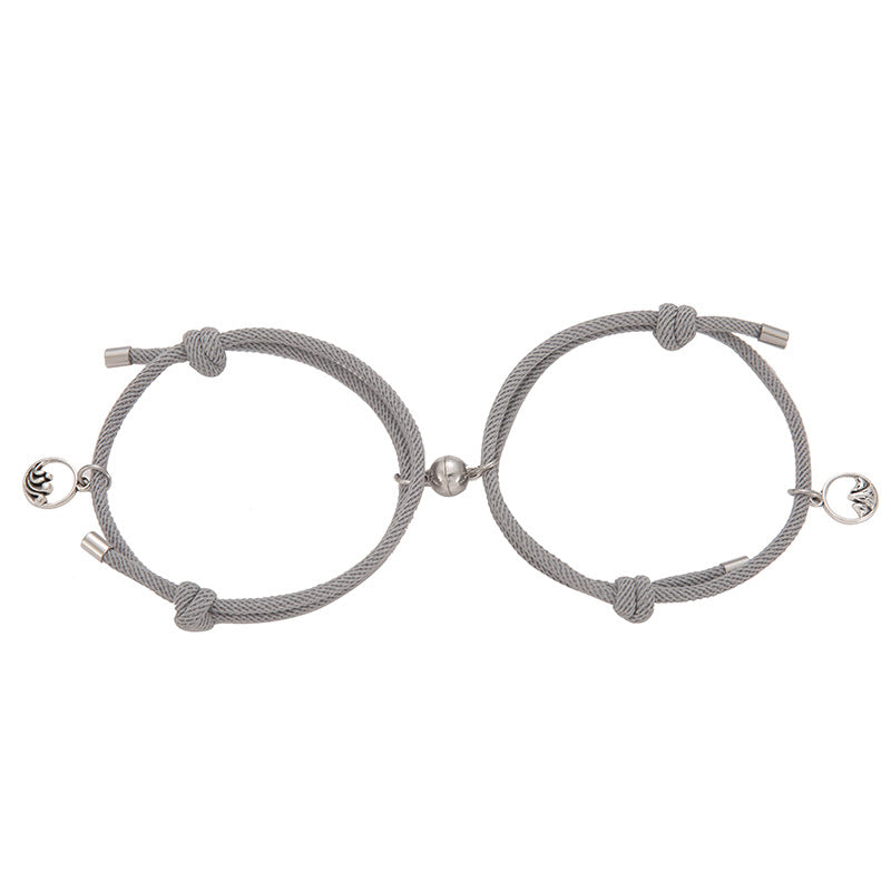 Wholesale Jewelry Simple Alloy Couple A Pair Bracelet Gooddiy