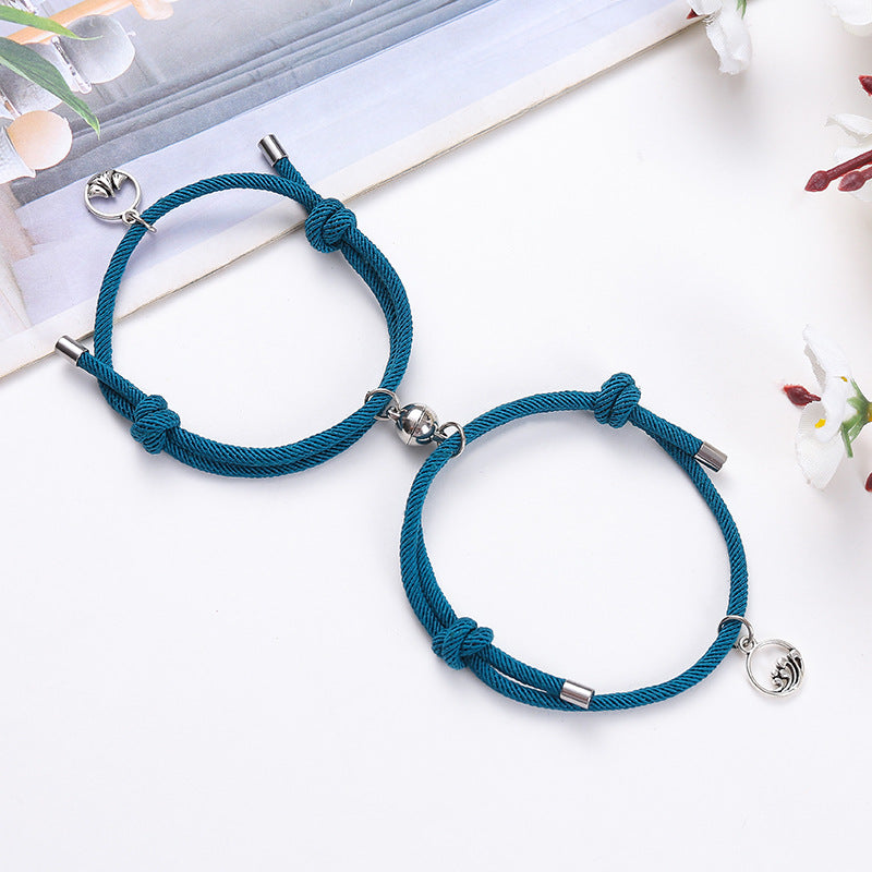 Wholesale Jewelry Simple Alloy Couple A Pair Bracelet Gooddiy