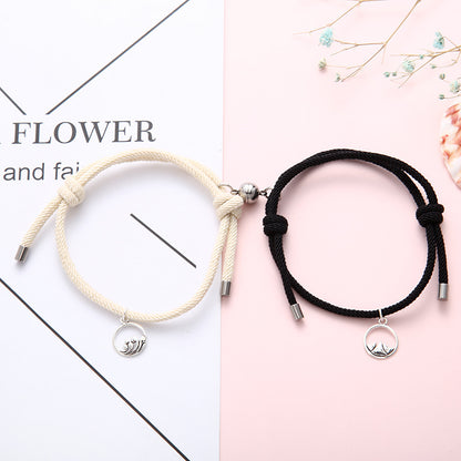 Wholesale Jewelry Simple Alloy Couple A Pair Bracelet Gooddiy