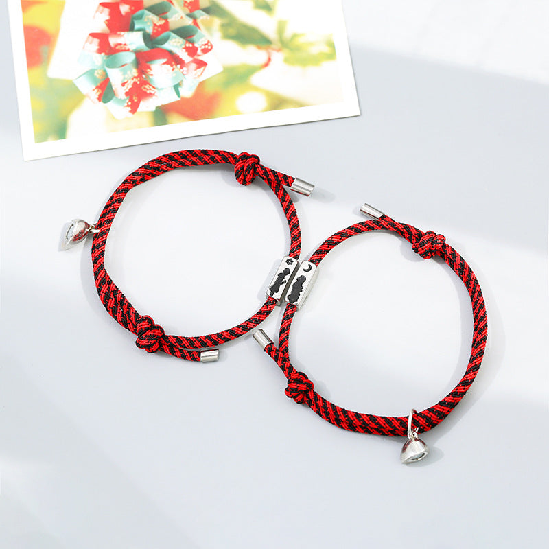 Wholesale Jewelry Couple Magnet Attracts Stainless Steel Bracelet A Pair Of Set Gooddiy