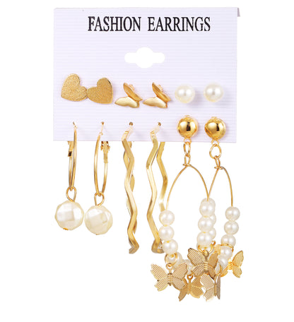 Vintage Style Geometric Alloy Earrings