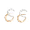 1 Pair Streetwear Irregular Plating Copper Ear Studs