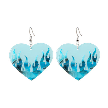 Heart No Inlaid Earrings