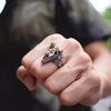 Wholesale Jewelry Retro Wolf Head Shape Ring Gooddiy