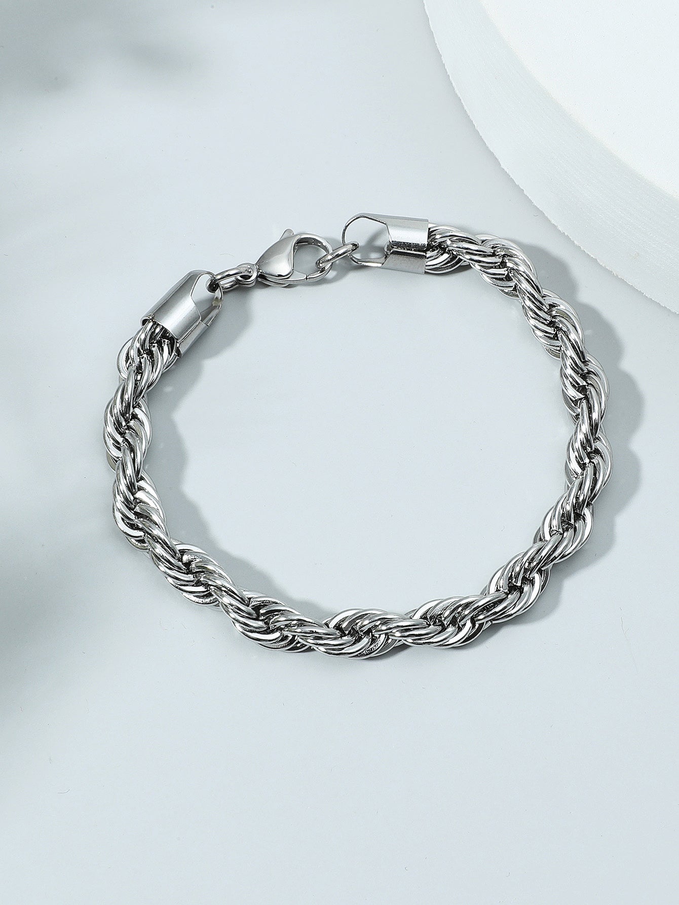 Wholesale Jewelry Titanium Retro Twist Steel Bracelet Gooddiy