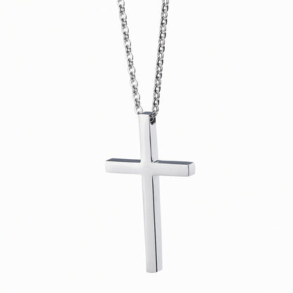 Wholesale Jewelry Cross Pendant Titanium Steel Necklace Gooddiy