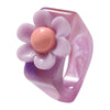 Cute Flower Resin Ring Wholesale Jewelry Gooddiy