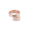 Stainless Steel Diamond Heart-shaped Fashion Ring Wholesale Jewelry Gooddiy