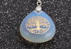 Wholesale New Carving Tree Of Life Drop Pendant Stainless Steel Necklace Gooddiy